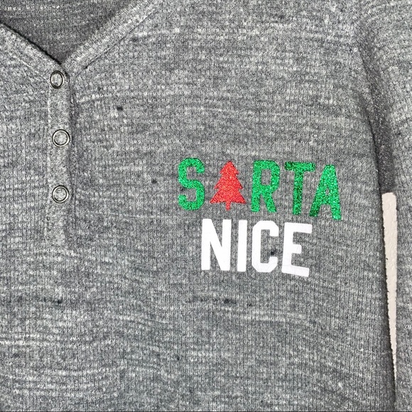 VS PINK Christmas Henley Thermal Sleepshirt Dress - Picture 5 of 8